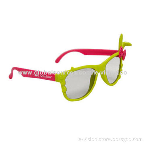 Children's 3D Glasses for Passive Digital Cinema